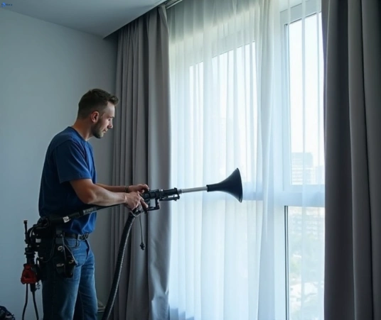 Professional drapes cleaning process tools Matty Curtain Cleaning yarramundi-nsw