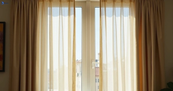 Dull dusty drapes in yarramundi-nsw before professional cleaning